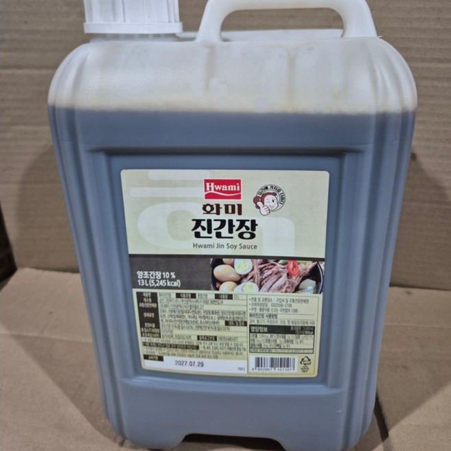 [화미] 진간장, 13L, 1개