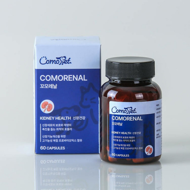 꼬모레날 고양이 신장케어 특허유산균, 1개, 장건강/유산균, 60정