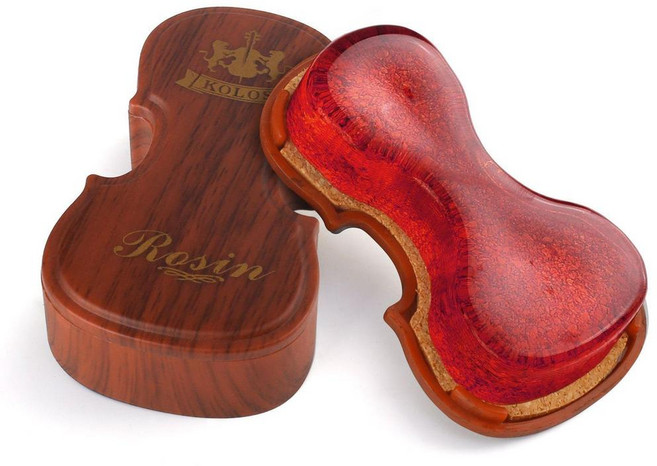 KOLOS 弦樂器松香, 1個, 提琴盒款- 酒紅色