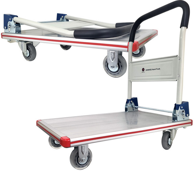 알루미늄 대차 LV-350 무소음 바퀴 610x1200 이동식 구르마 카트 밀차