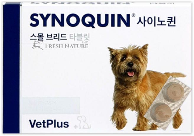 벳플러스 사이노퀸 스몰 브리드 소형견 정타입 관절 영양제 타블렛, 30정, 관절+장건강, 1개