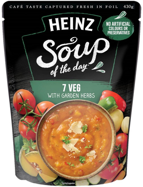 하인즈 가든허브 7가지 야채 스프 430g Heinz 7 Vegetable Garden Herbs Soup, 1개