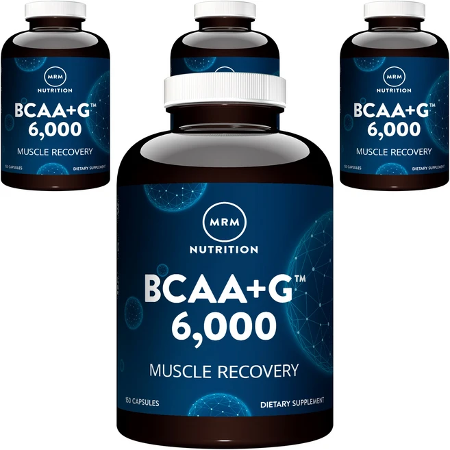 엠알엠 BCAA+G 6000 캡슐, 150정, 4개 - 쿠팡