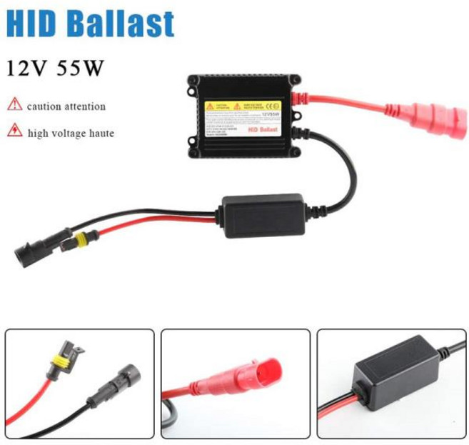 2X HID 자동차 헤드라이트 전구 크세논 12V 55W 밸러스트 H4 9005 880 키트 3000K 램프, 02 6000K cold white, 07 H4/9003/HB2 안녕하세요/소호