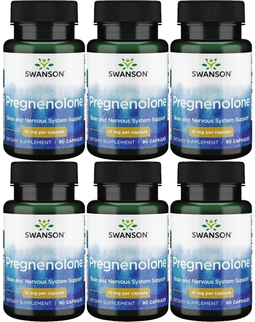 스완슨 프레그네놀론 10mg, 6팩, 90정, 90정 - 쿠팡