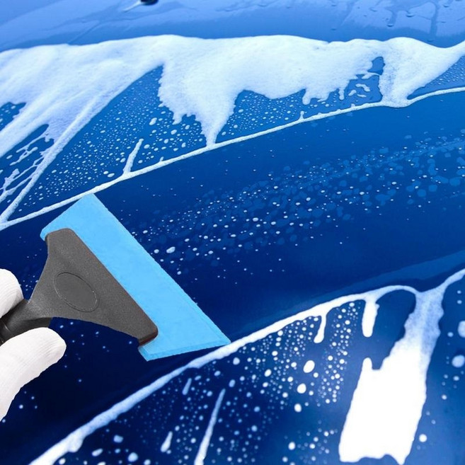 썬팅 시트지 작업용 고무헤라 스크래퍼 유리닦이 물기제거 랩핑 기포 물기빼기, 1개