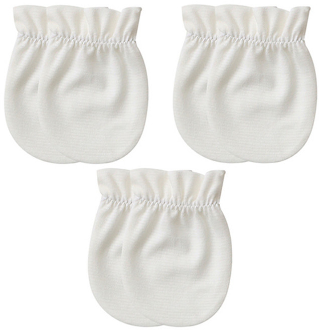 M4U 맘스포유 쟈가드 여름 아기 손싸개 3세트