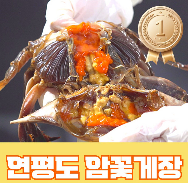연평도 암꽃게 알배기 간장게장 알없음 환불 소 중 대, 1개, 2.6kg