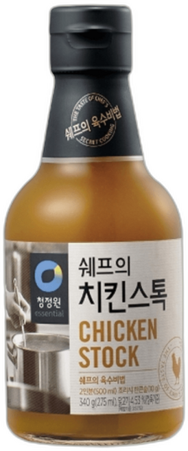 청정원 쉐프의 치킨스톡, 1개, 340g