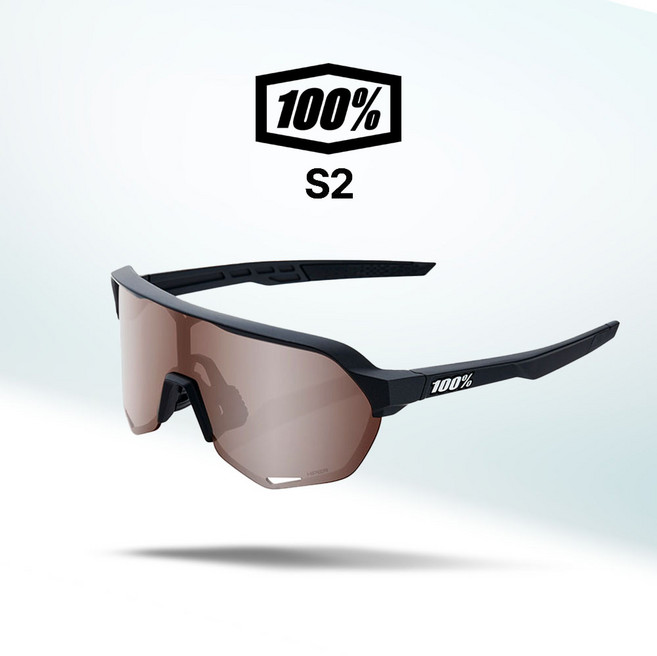 100% 고글 S2 자전거 야구 골프 스포츠 선글라스 100퍼센트 100프로(06), 02.소프트택트블랙/크림슨실버미러(02), 1개
