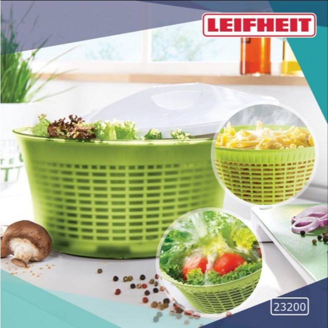 LEIFHEIT 拉繩脫水機 生菜沙拉脫水機, 1個