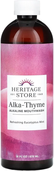 헤리티지 스토어 알카타임 알칼리성 구강청결세제 상쾌한 유칼립투스 민트향 473ml (16 fl oz) HRP-11111 - 쿠팡