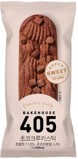 405 초코크루키스틱, 8개, 75g
