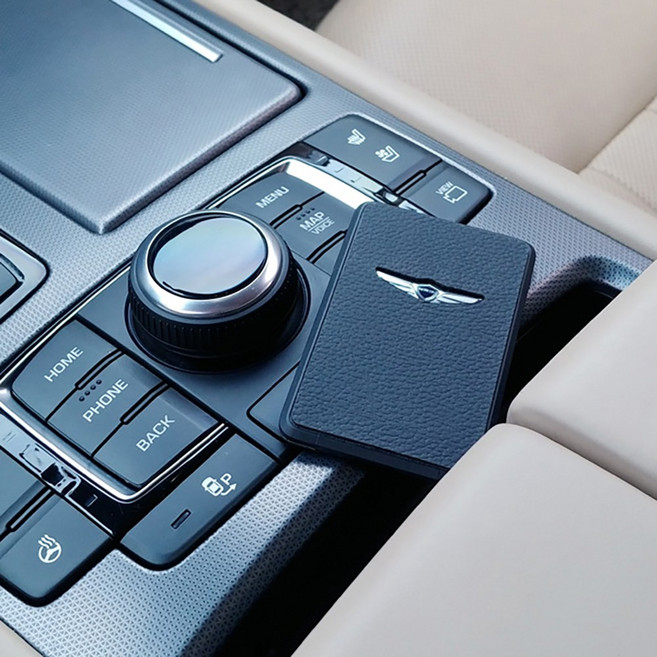 제네시스 카드키 가죽 커버, 1세트, 제네시스G80 EQ900 G90