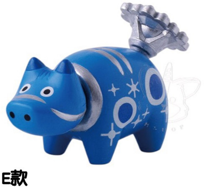 BANDAI 轉蛋 扭蛋, 1個, E款/藍寶石神獸牛1H020
