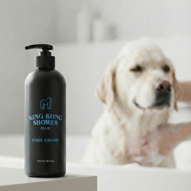 킹콩샤워 강아지 샴푸 쿨크러쉬, 1개, 500ml