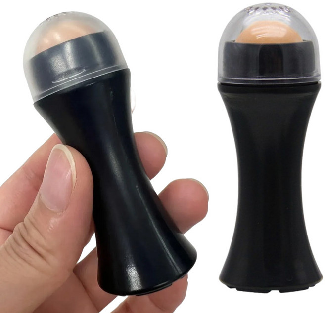 심플리비 오일 컨트롤 화산석 페이스 롤러, 2개, 단일