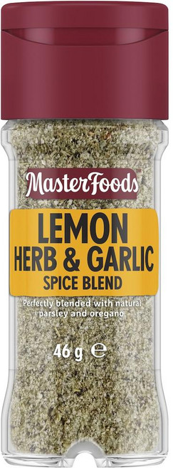 호주 마스터푸드 MasterFoods Lemon Herb & Garlic Seasoning 레몬 허브 & 갈릭 시즈닝, 5개, 46g