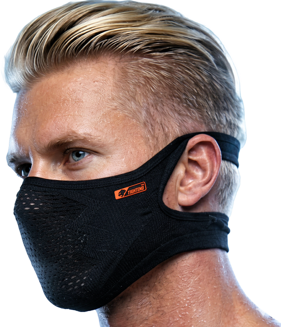 타이트엔드 A4X BLD 백리스 아쿠아 쿨 스포츠 마스크 숏타입, 1개, 블랙