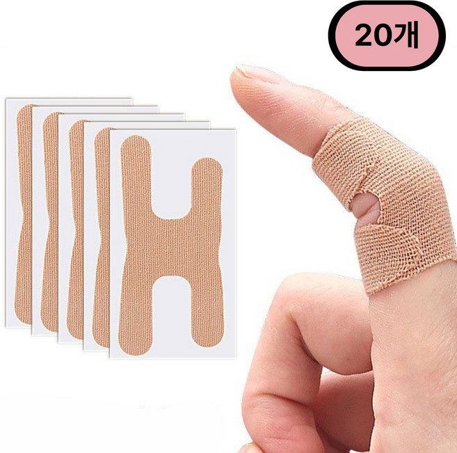TanTanBand 손가락 관절 보호 패치 테이핑 밴드 20개