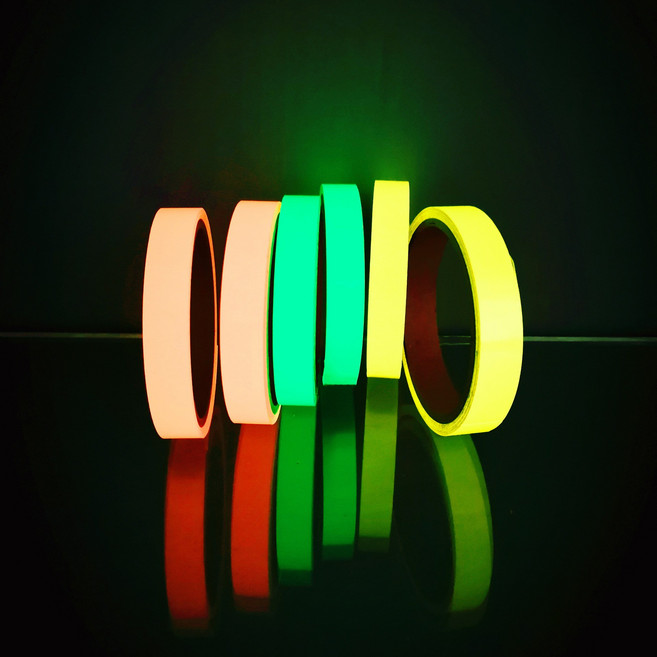 夜光膠帶 螢光膠帶 發光貼紙 夜光貼紙 螢光貼紙 反光貼紙 反光條 夜光警示膠帶 反光 舞台 夜光 派對, 綠色, 1個