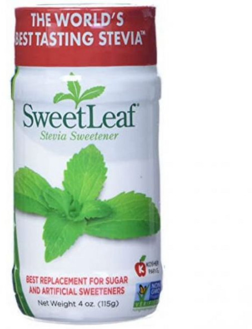 SweetLeaf 스테비아 감미료 4 온스 109442, 115g, 1개