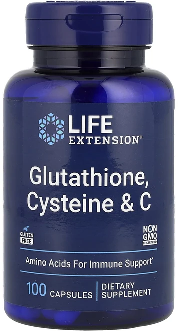 Life Extension 글루타치온 시스테인 & C 캡슐 100정, 1개 - 쿠팡
