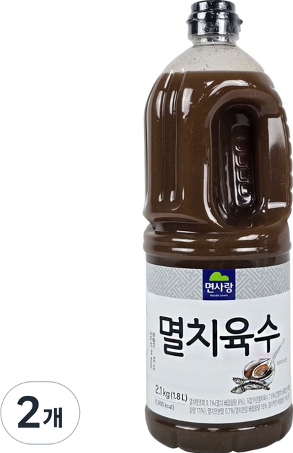 면사랑 멸치육수, 2.1kg, 2개
