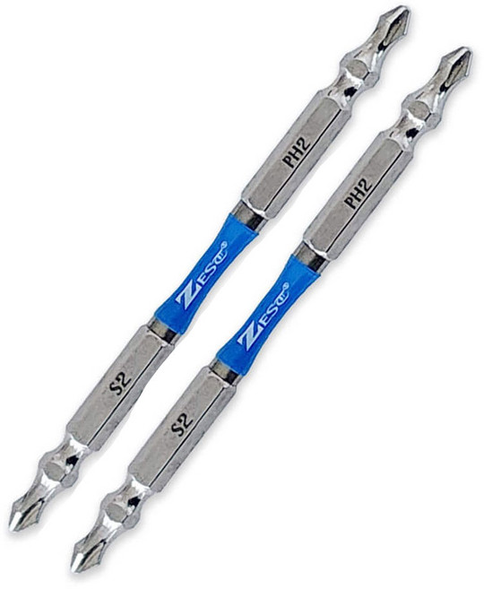 제스트 슈퍼 슬림 토션 비트 Z-STi2110s 십자 PH2 양면비트 2개입, 1개
