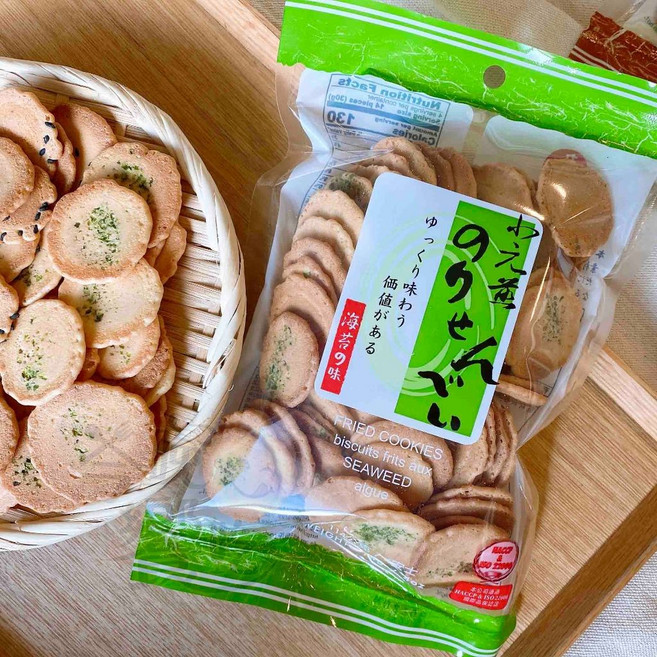 九福 懷舊古早味小零食 煎餅(海苔/芝麻) 114g 蛋奶素, 1個, 九福海苔煎餅114G