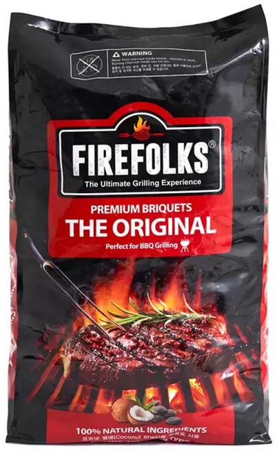 파이어폭스 코스트코 캠핑숯 코코넛 야자 숯 10kg 업소용 그릴 바베큐, 1개