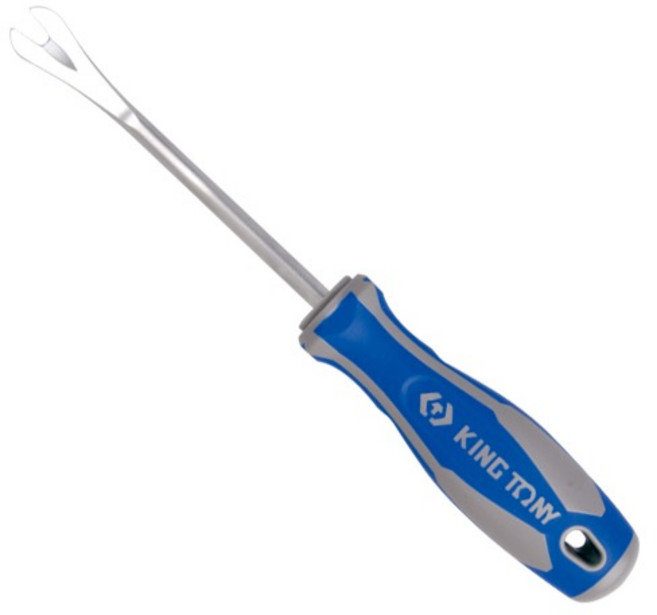 킹토니 클립리무버 핀셔 내외장탈거 오리발 공구 210, 1개