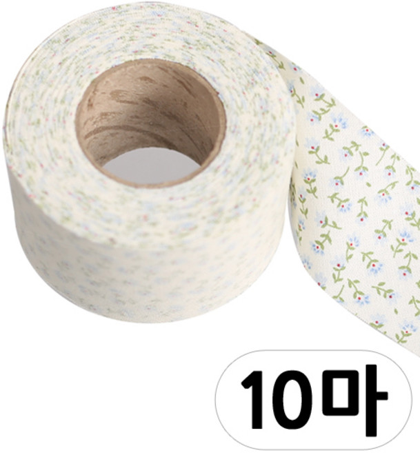 [모핸] 4cm 바이어스 테이프, 샐리-블루, 1개