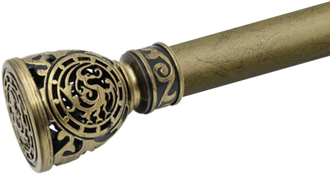 한국레일갤럭시 35mm 로얄 커튼봉 커텐봉, 뉴골드