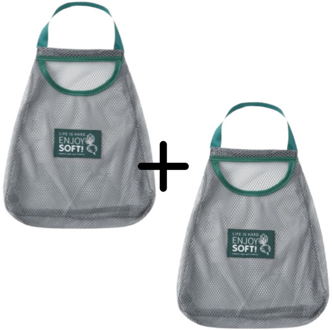 1+1 과일 야채 다용도 보관망 메쉬 통기성 양파, 2개