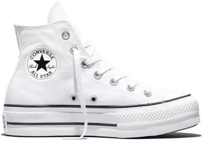 컨버스 남녀 공용 척테일러 올스타 옥스 리프트 플랫폼 하이 춘하 유행 스니커즈+신발끈 증정