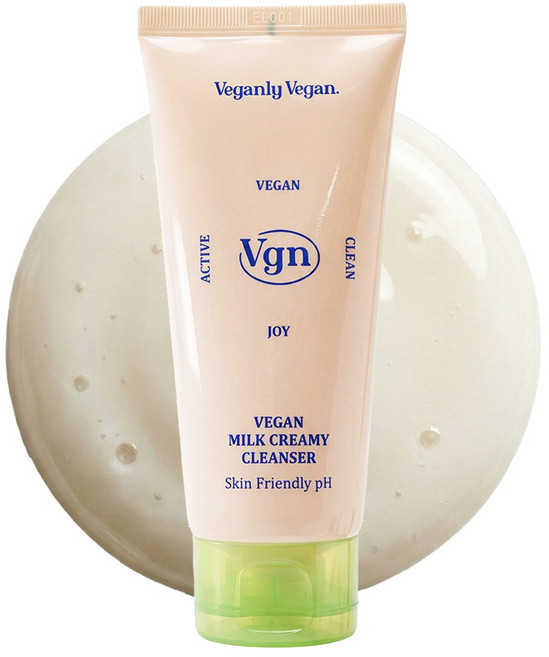 [영양보습 케어] 비건 밀크 크리미 클렌저- 곡물 추출물 + 식물성 오일 배합, 1개, 100ml