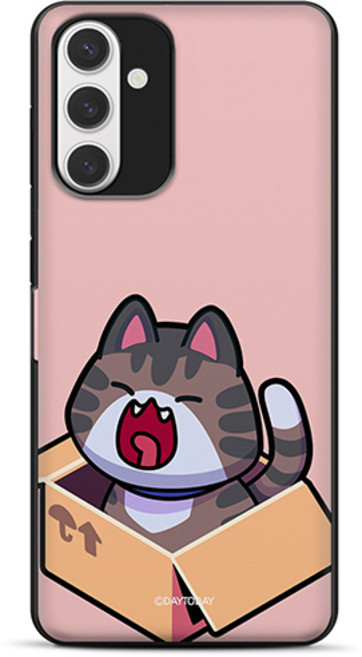 갤럭시A15 케이스 박스 냥이 마그네틱 카드 범퍼