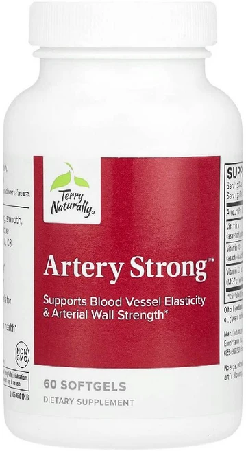 테리내추럴리 비타민A 비타민D3 비타민K2 Arterystrong 소프트젤 60정, 1개 - 쿠팡