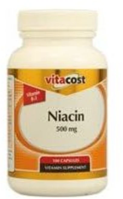 Vitacost Niacin Vitamin B-3 - 500 mg - 100 Capsules, 1개 - 쿠팡