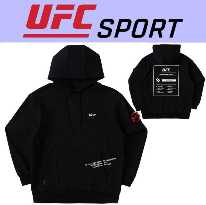 [국내매장판] UFC 후드티 스퀘어 후디 티셔츠