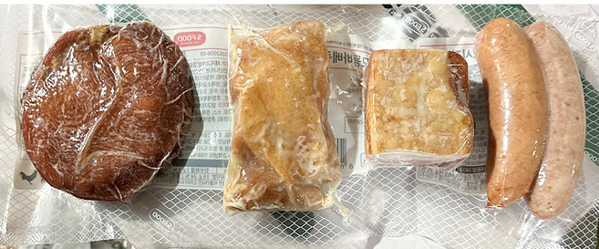 냉동 모듬 바비큐 450g 모둠 바비큐 스테이크 소시지