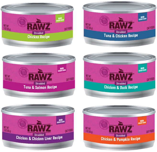 로우즈 슈레디드 캣 캔, 6개, 85g, 콤보세트