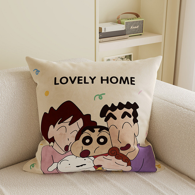 [짱구는 못말려] 쇼파쿠션 양면 커버