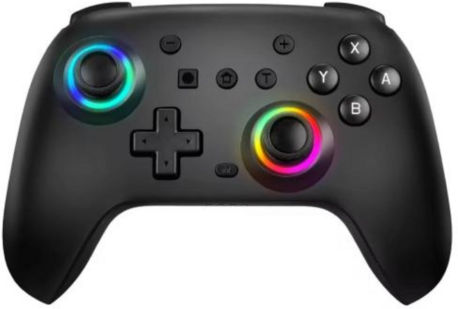 Nintendo Switch/OLED/Lite/Android 게임 패드 용 RGB 무선 Bluetooth 컨트롤러 터보 기능이있는 PC 조이스, [01] 3, 1개