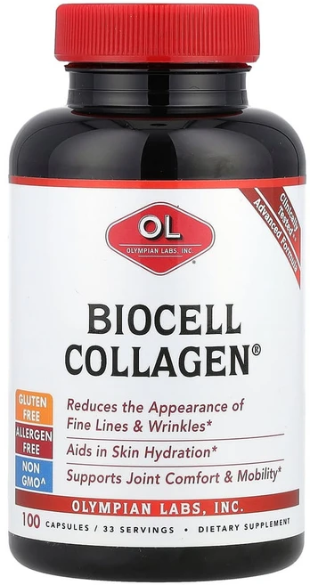 올림피언랩 바이오 셀 콜라겐(BioCell Collagen) 100 캡슐, 100정, 1개 - 쿠팡