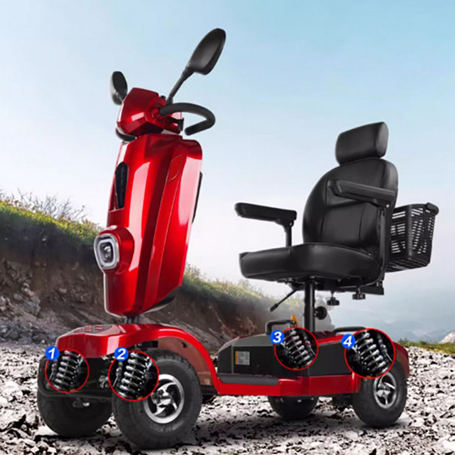 베리미순 대형 노인 전동차 4륜 어르신 사륜 전동 스쿠터, BM(1인용) 20A 35KM