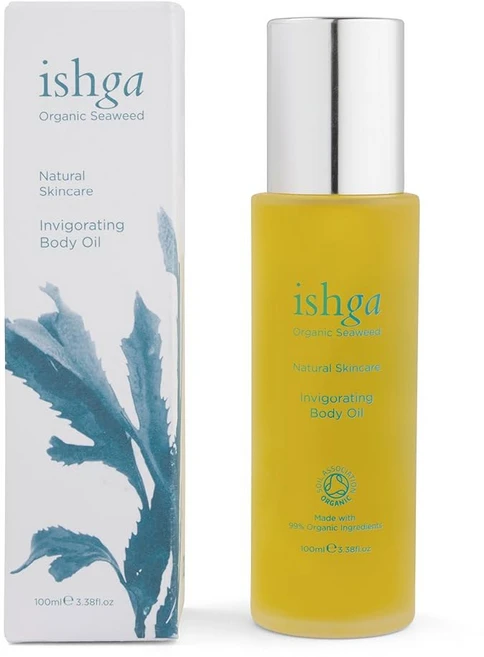 이쉬가 활력을 불어넣는 바디 오일 내추럴 & 오가닉 스킨케어 스코틀랜드 해초 호호바 스위트 아몬드 에센셜 비건 크루얼티 프리 1.01파운드 온스(30ml), 3.38 Fl Oz (Pack of 1), 1개, 30ml - 쿠팡