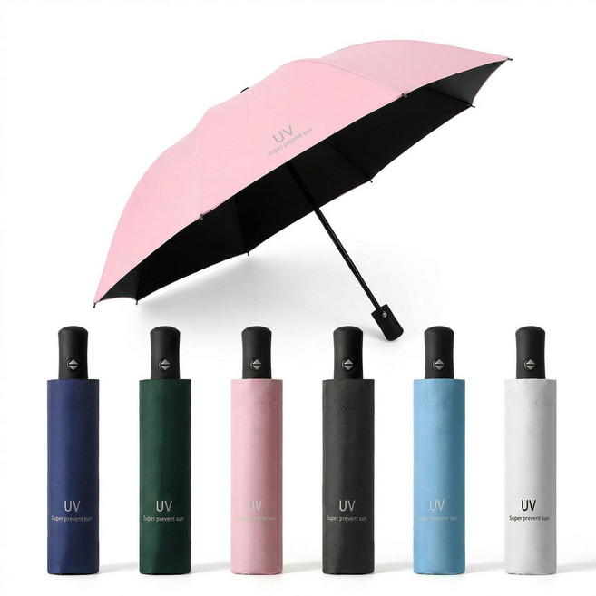 솔리앤 초경량 UV차단 3단자동우산