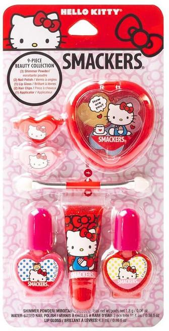 Lip Smacker 립스매커 겨울왕국2 컬러 컬렉션 키즈 메이크업 9종 세트, Sanrio 헬로 키티 메이크업 세트